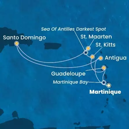 COSTA FAVOLOSA - trasa 6 nocy podróż z: MARTINIQUE w dniu 04/02/2027 - Antilles