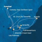 Madeira , Canary Islands, Morocco, Spain