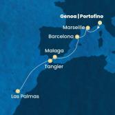 Italy, France, Spain, Morocco, Canary Islands