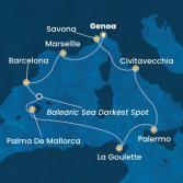 Italy, France, Spain, Balearic Islands, Tunisia