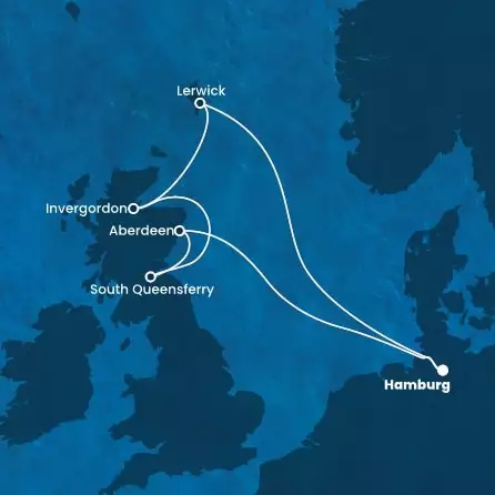 Germany, Scotland, England