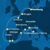 Germany, Belgium, France, Spain, Italy
