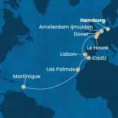 Germany, England, France, Portugal, Spain, Canary Islands, Antilles