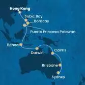 China, Philippines, Australia