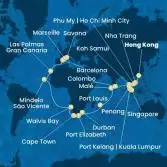 China, Vietnam, Singapore, Malaysia, Sri Lanka, Maldives, Mauritius, South Africa, Namibia, Cape Verde, Canary Islands, Spain