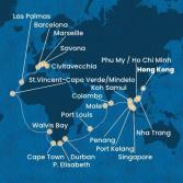 China, Vietnam, Singapore, Malaysia, Sri Lanka, Maldives, Mauritius, South Africa, Namibia, Cape Verde, Canary Islands, Spain