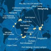 China, Vietnam, Singapore, Malaysia, Sri Lanka, Maldives, Mauritius, South Africa, Namibia, Cape Verde, Canary Islands, Spain