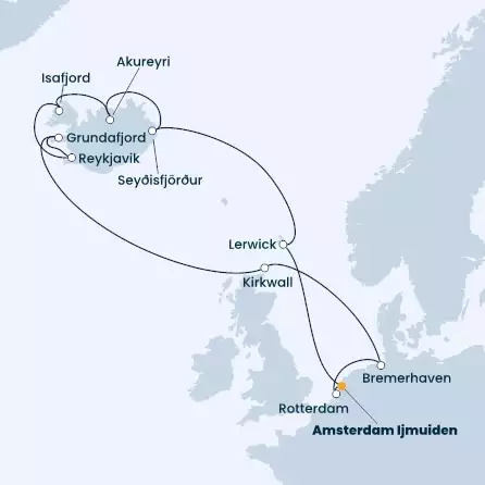 Scotland, Iceland, Germany, Netherlands