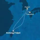 Taiwan, Japan, South Korea