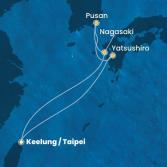 Taiwan, Japan, South Korea