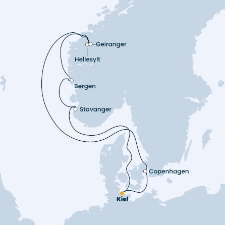 Germany, Denmark, Norway