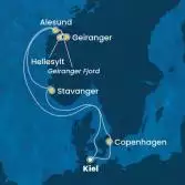 Germany, Denmark, Norway