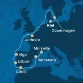 Germany, Denmark, France, Spain, Portugal