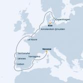 Germany, Denmark, France, Spain, Portugal, Italy