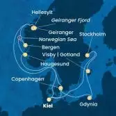 Germany, Denmark, Poland, Sweden, Norway