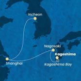 Japan, China, South Korea