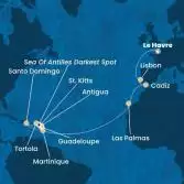 France, Portugal, Spain, Canary Islands, Antilles, Virgin Islands