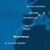 Canary Islands, Morocco, Spain, France, Italy