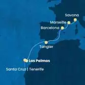 Canary Islands, Morocco, Spain, France, Italy