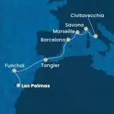 Canary Islands, Madeira , Morocco, Spain, France, Italy