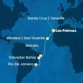 Canary Islands, Cape Verde, Brazil