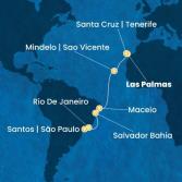 Canary Islands, Cape Verde, Brazil