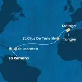 Dominican Republic, Antilles, Canary Islands, Morocco, Spain