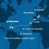 Dominican Republic, Antilles, Canary Islands, Spain, France