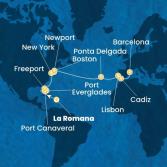 Dominican Republic, Bahamas, Florida (USA), United States, The Azores, Portugal, Spain