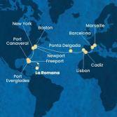 Dominican Republic, Bahamas, Florida (USA), United States, The Azores, Portugal, Spain, France