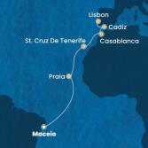 Brazil, Canary Islands, Morocco, Spain, Portugal