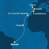 Brazil, Canary Islands, Morocco, Spain, Portugal