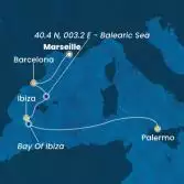 France, Spain, Balearic Islands, Italy