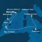 France, Spain, Balearic Islands, Italy