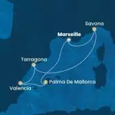 France, Italy, Spain, Balearic Islands