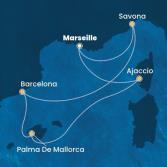 France, Italy, Spain, Balearic Islands, Corsica (France)