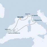 France, Italy, Balearic Islands, Spain
