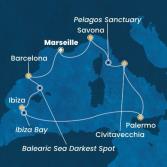 France, Spain, Balearic Islands, Italy