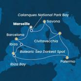 France, Spain, Balearic Islands, Italy