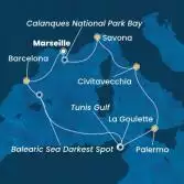 France, Spain, Tunisia, Italy