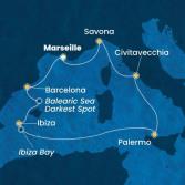 France, Spain, Balearic Islands, Italy