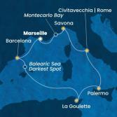 France, Spain, Tunisia, Italy