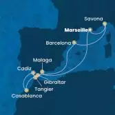 France, Italy, Spain, Morocco, Gibraltar