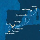 France, Italy, Spain, Morocco, Gibraltar