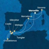 France, Italy, Spain, Gibraltar, Morocco