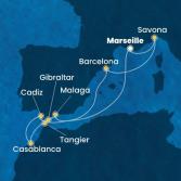 France, Italy, Spain, Gibraltar, Morocco