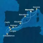 France, Italy, Spain, Morocco