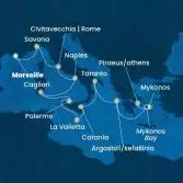 France, Italy, Malta, Greece