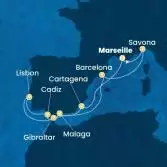 France, Italy, Spain, Portugal, Gibraltar