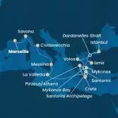 France, Italy, Malta, Greece, Turkey